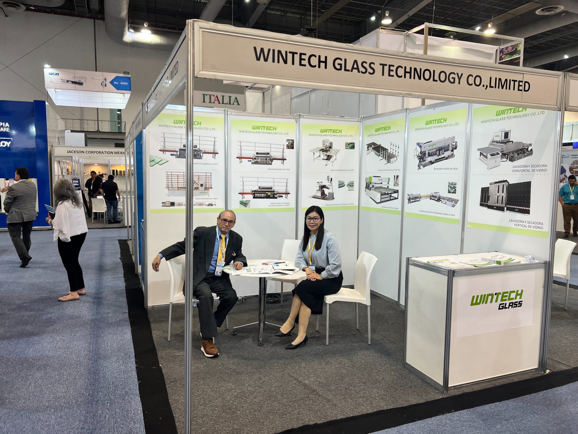 wintechガラス機械はGlasstech Mexico 2023に参加しました